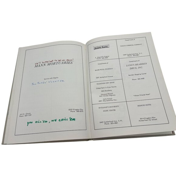 Echo 1966 & 1967 Bearden High School Yearbooks Knoxville TN Signed Pair - Picture 10 of 11